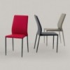 Silla Kendra de Ingenia. Sillas de diseño italiano. Sillas tapizados en ecopiel.