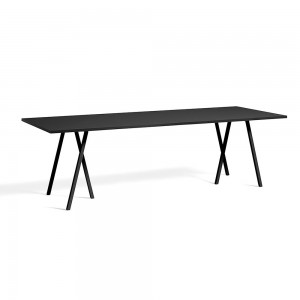 Mesa rectangular Loop Stand de comedor de Hay. Mesa moderna muy elegante.