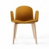 Sillón Bob XL madera tapizada de Ondarreta. Sillas modernas. Silla de diseño.