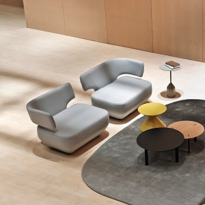 Butaca elegante Levitt de Viccarbe. Mobilario para interiores.