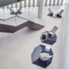 Butaca Nagi de Viccarbe. Butacas tapizadas modernas ideal para interiores.