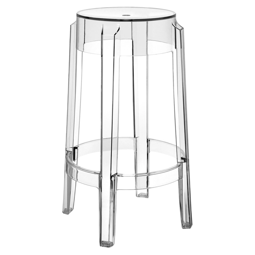 Taburete Charles Ghost de Kartell. Muebles y complementos de exterior.