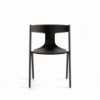 Silla apilable Quadra de Viccarbe. Mobiliario de diseño para interior.