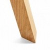 Banco Triangle Leg Hay de madera de Hay de diseño estilio nórdico.