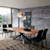 Mesa comedor 4x4 extensible de Ozzio design. Mesas extensibles modernas.