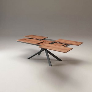 Mesa comedor 4x4 extensible de Ozzio design. Mesas extensibles modernas.