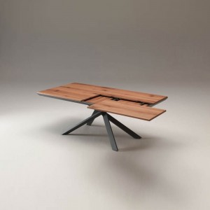 Mesa comedor 4x4 extensible de Ozzio design. Mesas extensibles modernas.