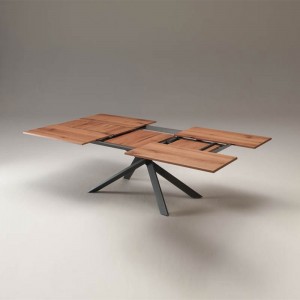 Mesa comedor 4x4 extensible de Ozzio design. Mesas extensibles modernas.