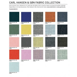 Silla CH33P en tela de carl Hansen and Son. Sillas de diseño moderno. 