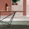 Mesa Fil8 Fija de Ozzio design. Mesa moderna de comedor Fija.