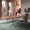 Mesa Fil8 Fija de Ozzio design. Mesa moderna de comedor Fija.