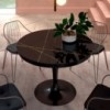 Mesa Eclipse extensible con sobre cristal o cerámica de Ozzio design.
