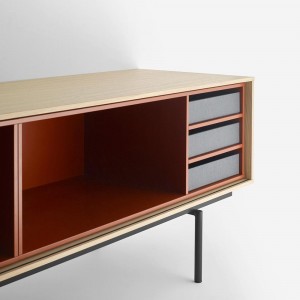 Mueble televisión para salón moderno Aura de Treku.