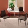 Silla Nexus de Ozzio design. Sillas diseño tapizada en ecopiel
