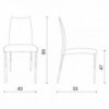 Silla Nexus de Ozzio design. Sillas diseño tapizada en ecopiel