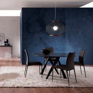 Silla Nexus de Ozzio design. Sillas diseño tapizada en ecopiel