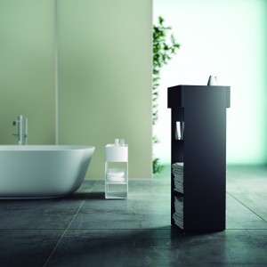 Mueble auxiliar Beside High de Systemtronic. Muebles oficina diseño.