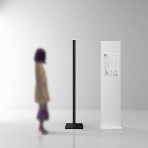 Panel vertical Lit de Systemtronic. Muebles oficina diseño.