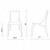 Silla tapizada Kite de Ozzio Design. Sillas de diseño.