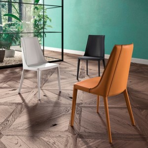 Silla tapizada Loren de Ozzio Design. Sillas de diseño.