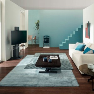Mesa de salón transformable Leonardo de Ozzio Design. Muebles modernos