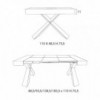 Mesa/cónsola transformable 4You de Ozzio Design. Muebles modernos.