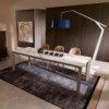 Mesa Metrò de Ozzio design. Moderna mesa rectangular extensible.