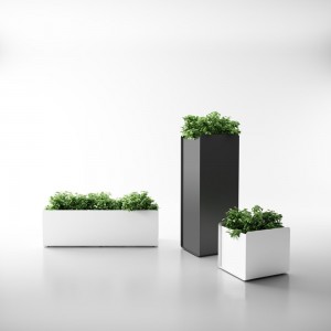 Macetero Crepe de Systemtronic. Muebles oficina diseño.
