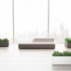 Macetero Crepe de Systemtronic. Muebles oficina diseño.