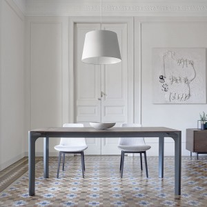 Mesa rectangular fija Lataula de Arlex. Mesas modernas.