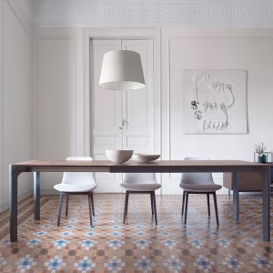 Mesa rectangular extensible Lataula de Arlex. Mesas modernas.