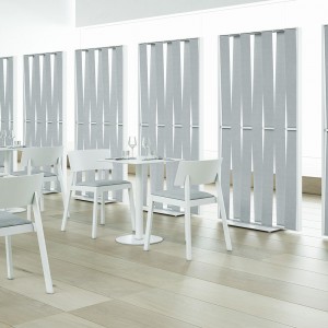 Divisor Malva de Systemtronic. Muebles oficina diseño.