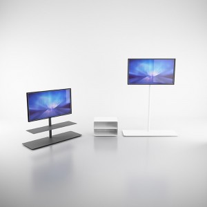 Soporte TV Sita alto. Systemtronic de Muebles oficina diseño.