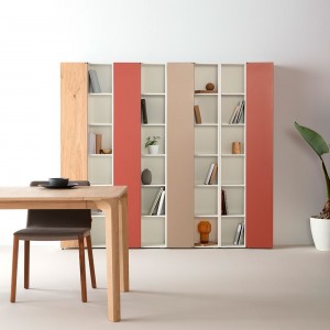 Estantería autoportante Flip de Arlex. Muebles de diseño.