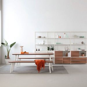 Mesa rectangular Layers de Arlex. Mesas modernas.
