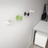 Colgador Pointo cuadrado de Systemtronic. Muebles oficina diseño.