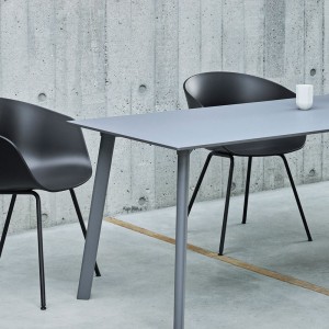 Mesa Copenhague Deux CPH210 rectangular Hay. Mesas de diseño Nórdico.