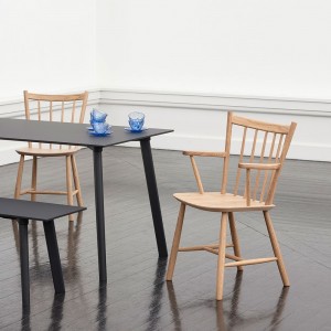 Mesa Copenhague Deux CPH210 rectangular Hay. Mesas de diseño Nórdico.