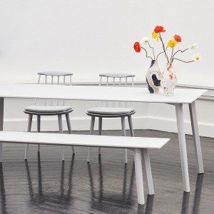 Mesa Copenhague Deux CPH210 rectangular Hay. Mesas de diseño Nórdico.