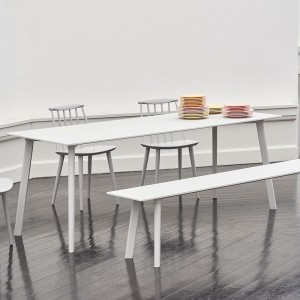 Mesa Copenhague Deux CPH210 rectangular Hay. Mesas de diseño Nórdico.
