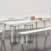 Mesa Copenhague Deux CPH210 rectangular Hay. Mesas de diseño Nórdico.