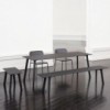 Mesa Copenhague Deux CPH210 rectangular Hay. Mesas de diseño Nórdico.