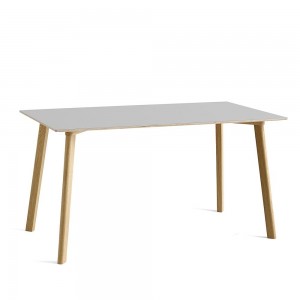 Mesa Copenhague Deux CPH210 rectangular Hay. Mesas de diseño Nórdico.