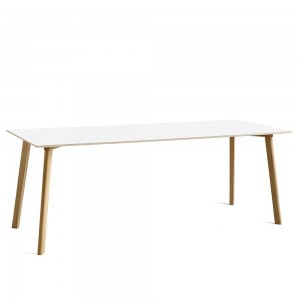 Mesa Copenhague Deux CPH210 rectangular Hay. Mesas de diseño Nórdico.