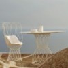 Sillón Re-trouvé para espacios exteriores diseñado por Emu.