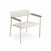 Sillón Shine moderno diseñado para espacios exteriores de Emu.