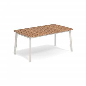 Mesa Rectangular Shine ideal para exteriores de Emu.