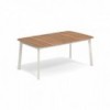 Mesa Rectangular Shine ideal para exteriores de Emu.