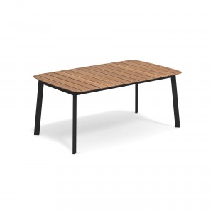 Mesa Rectangular Shine ideal para exteriores de Emu.