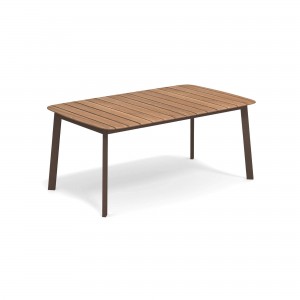 Mesa Rectangular Shine ideal para exteriores de Emu.
